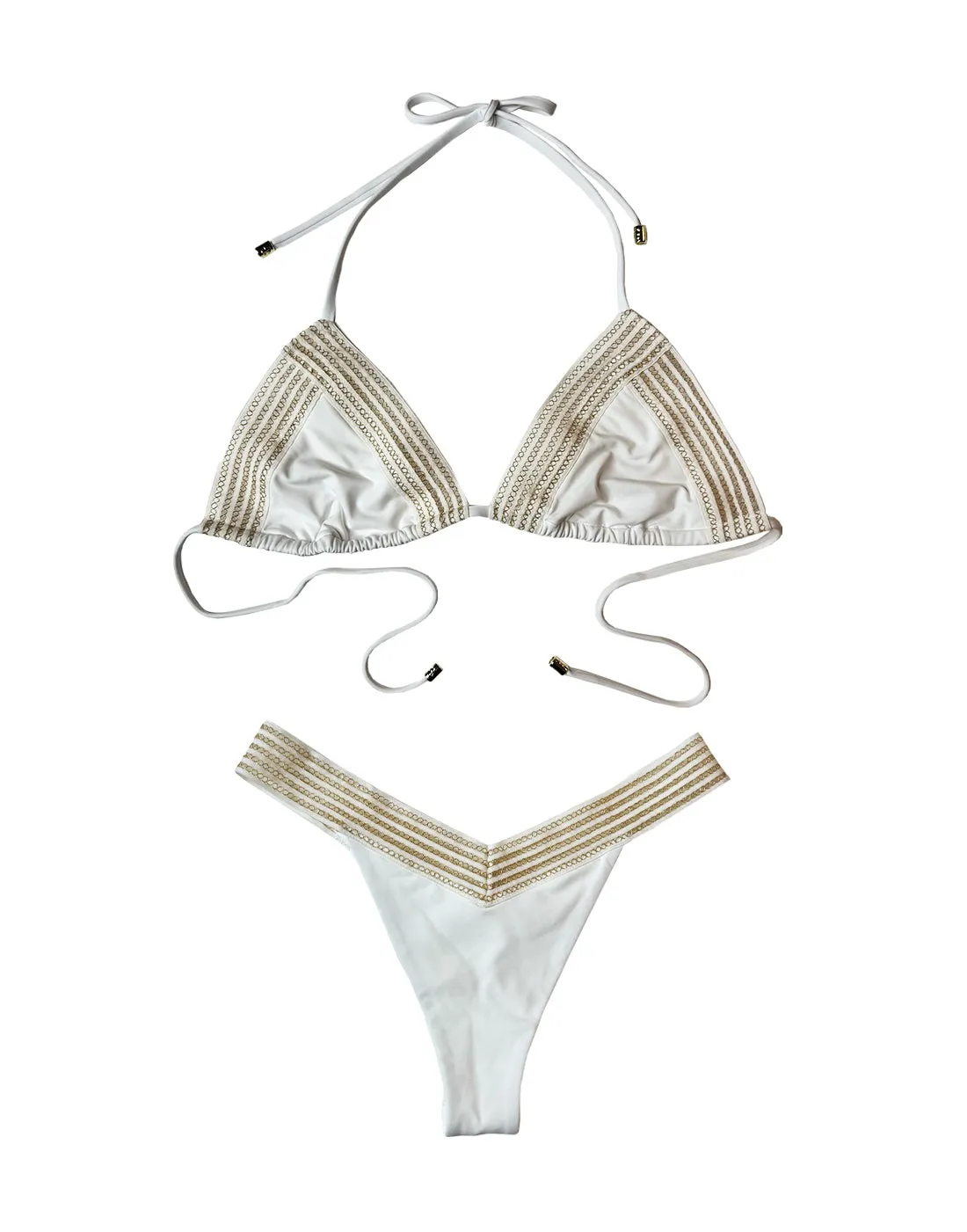 Addie Micro Thong - White