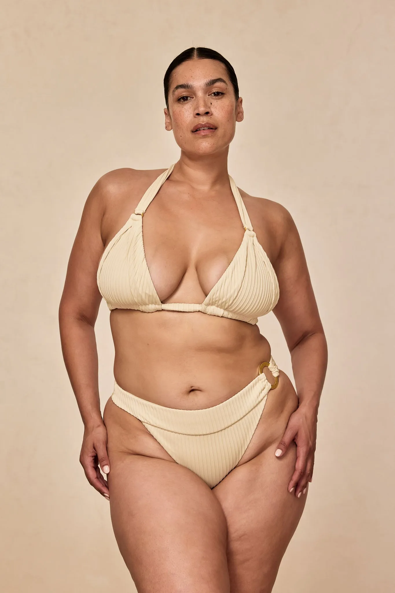 Antigua Bottom - Vanilla Matte Rib