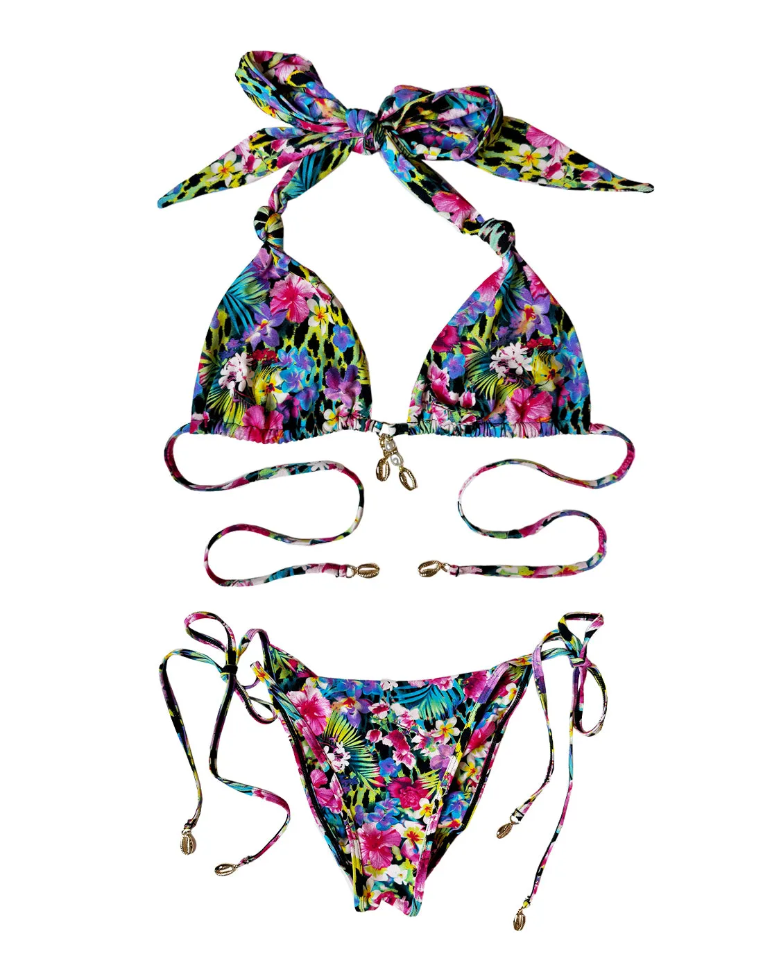 Audrey Skimpy Tie Side - Animal Print