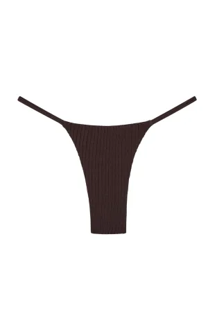 Barbados Bottom - Espresso Wide Rib