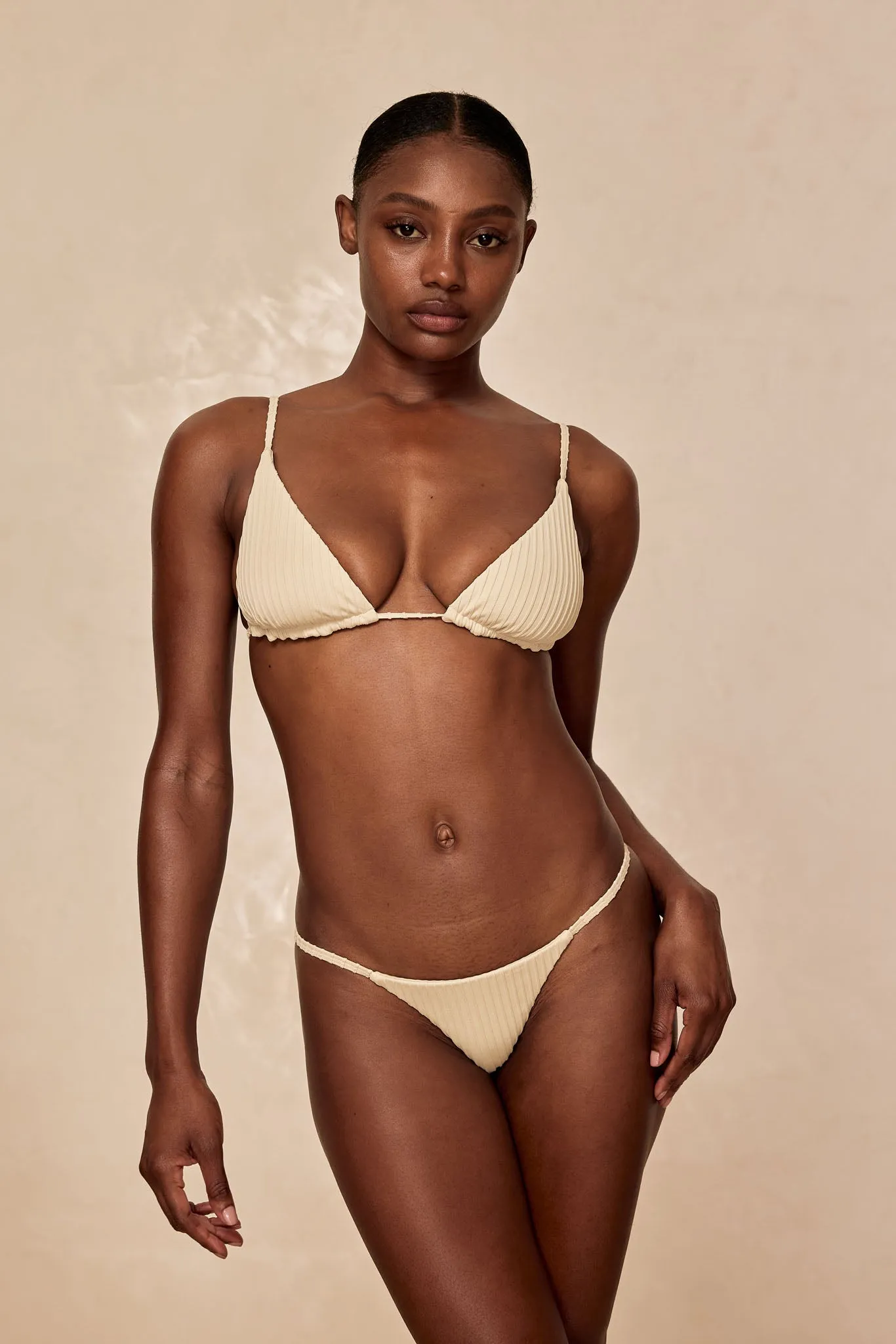Barbados Bottom - Vanilla Matte Rib
