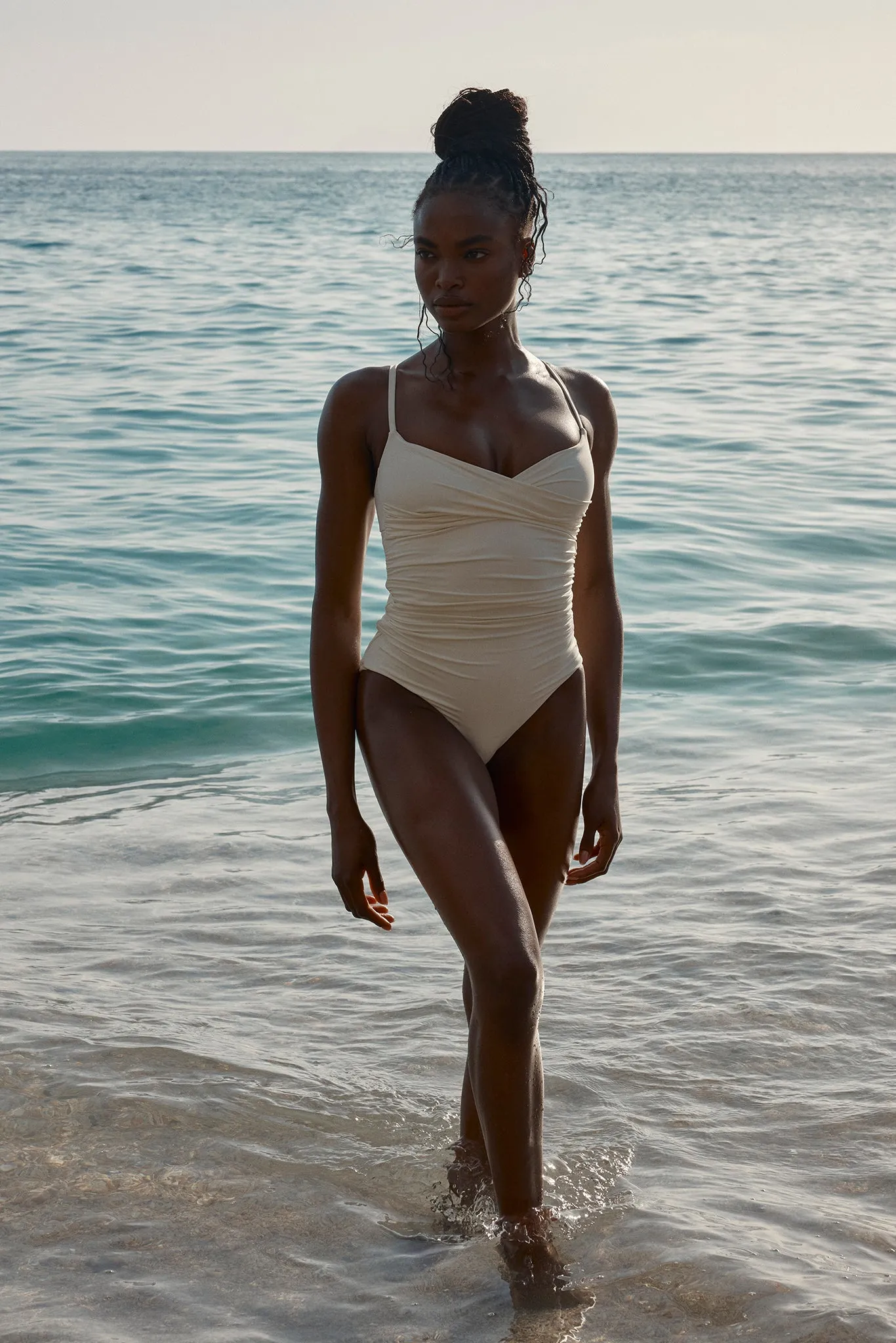 Bordeaux Moderate One Piece - Ivory