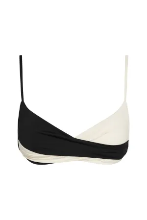 Bordeaux Top - Black/Ivory