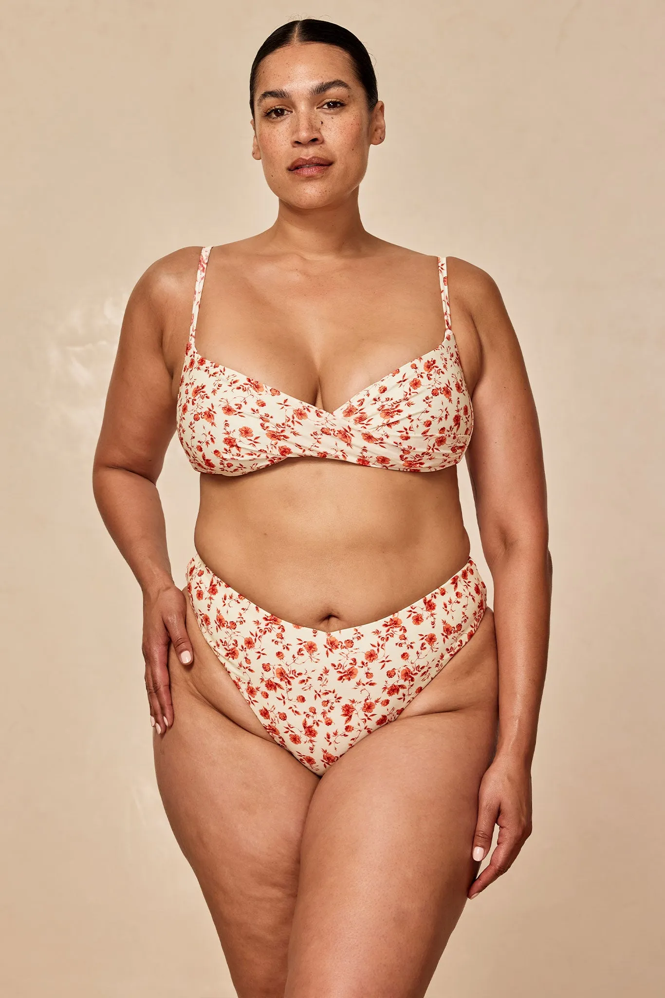 Bordeaux Top - Sunrise Floral