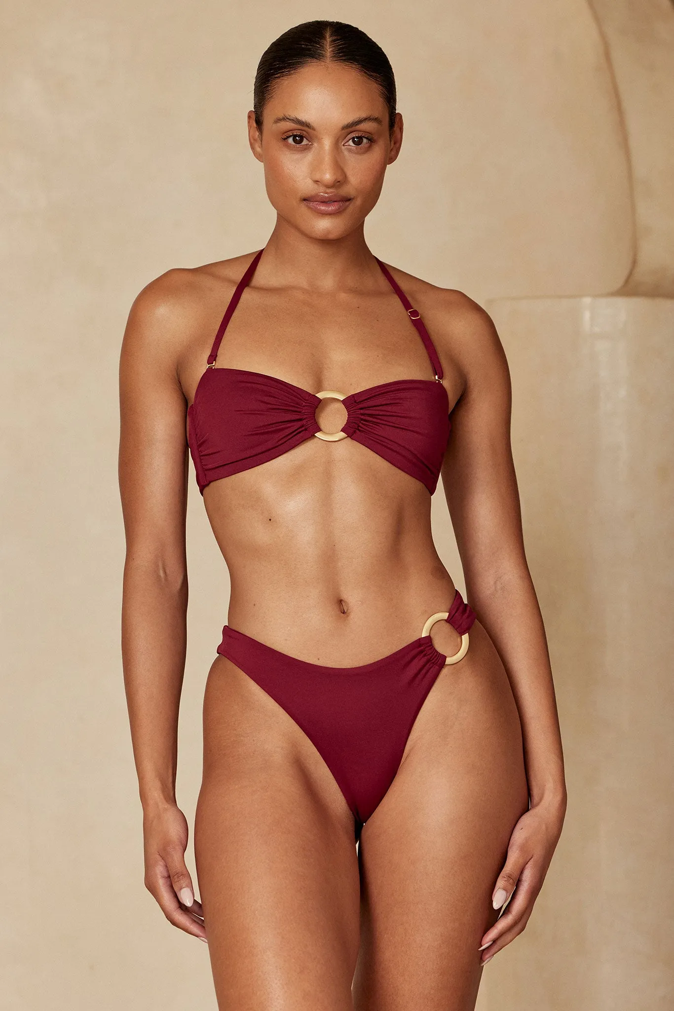 Bronte Bottom - Burgundy