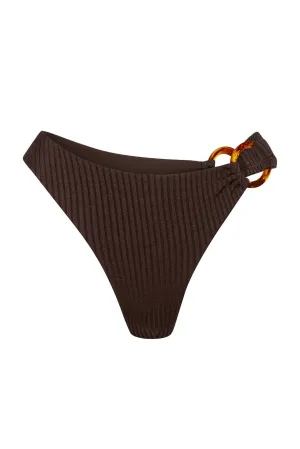Bronte Bottom - Espresso Wide Rib