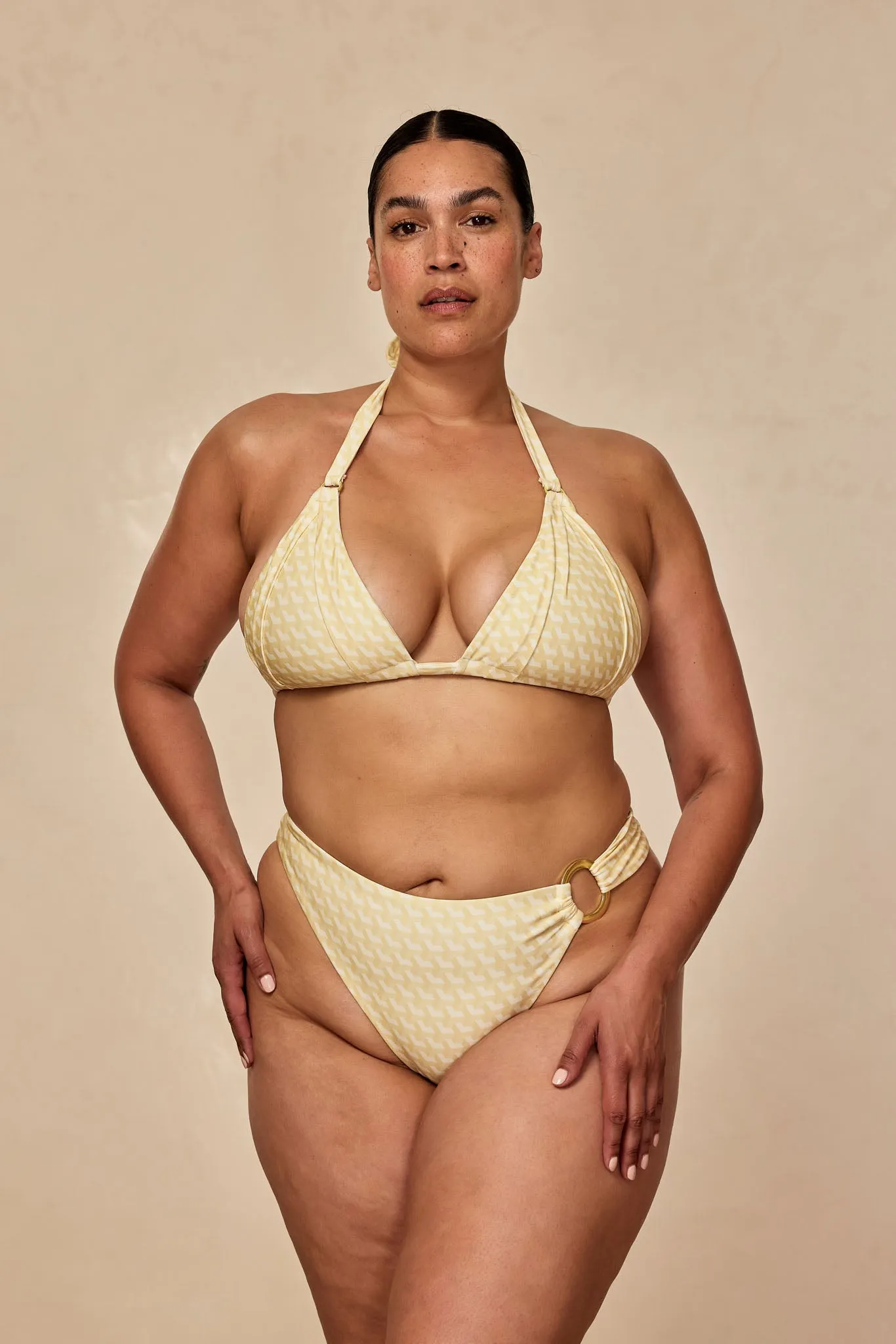 Bronte Bottom - Ivory Geo