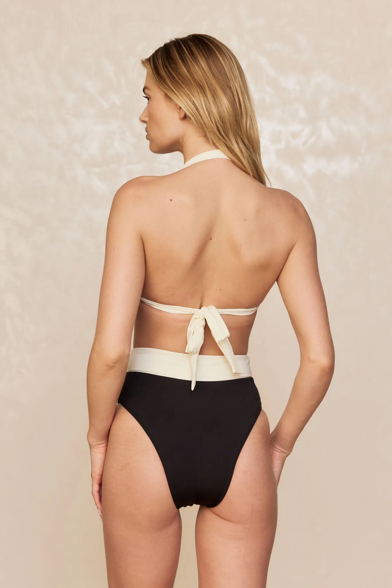 Bronte Top - Black/Ivory