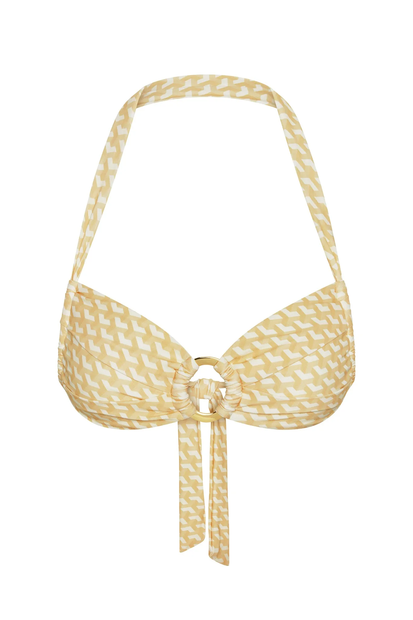 Bronte Top - Ivory Geo