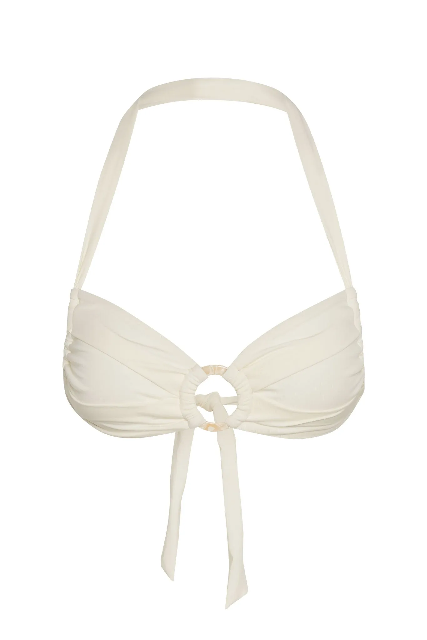 Bronte Top - Ivory w/ Pearl Ring