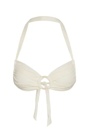 Bronte Top - Ivory w/ Pearl Ring