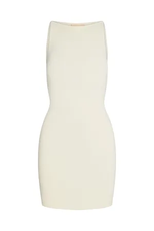 Camerelle Dress - Ivory Knit Rib
