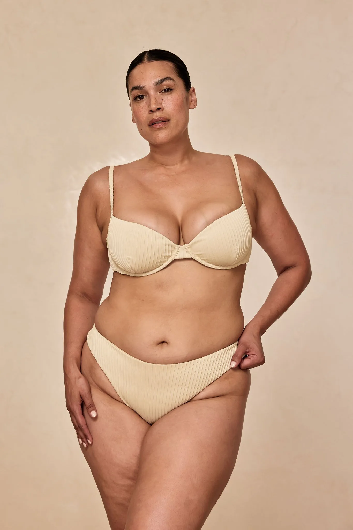 Capri Top - Vanilla Matte Rib