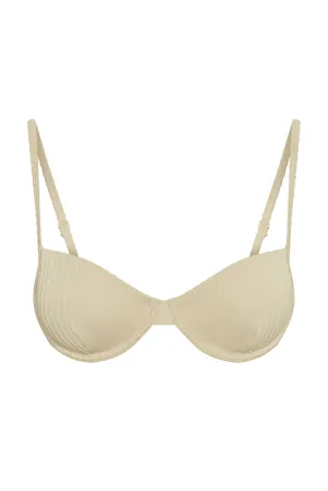 Capri Top - Vanilla Matte Rib