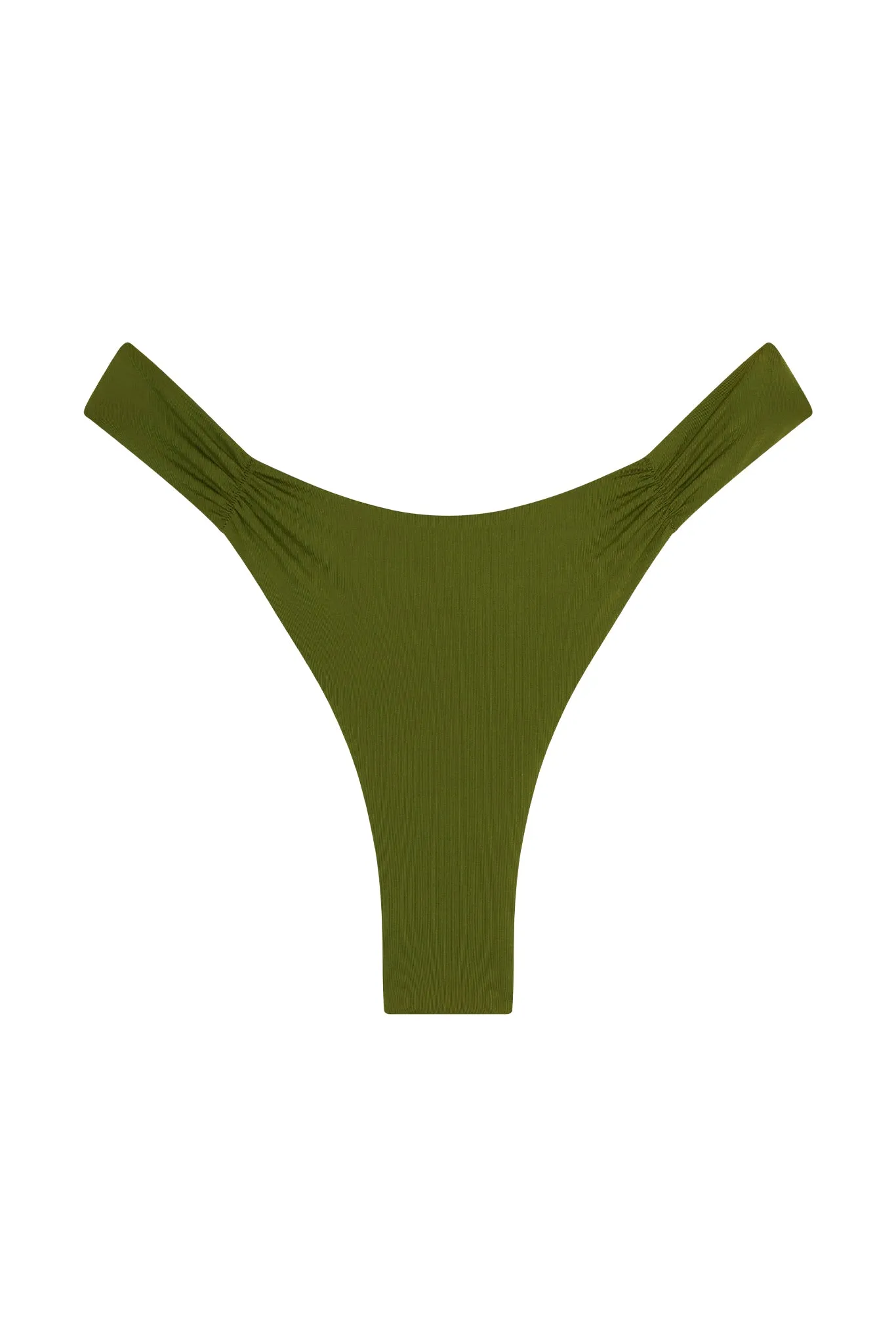 Clovelly High Leg Bottom - Olive