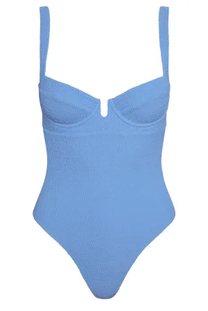 Clovelly One Piece - Azure Crinkle