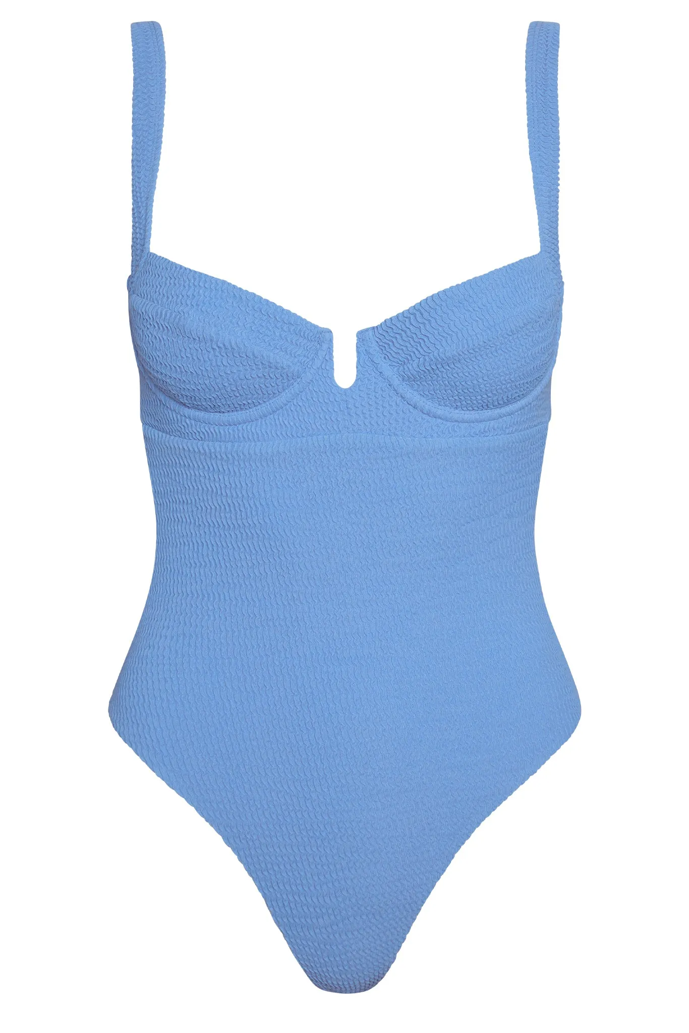 Clovelly One Piece - Azure Crinkle
