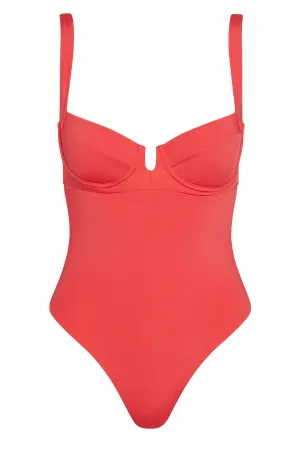 Clovelly One Piece - Strawberry