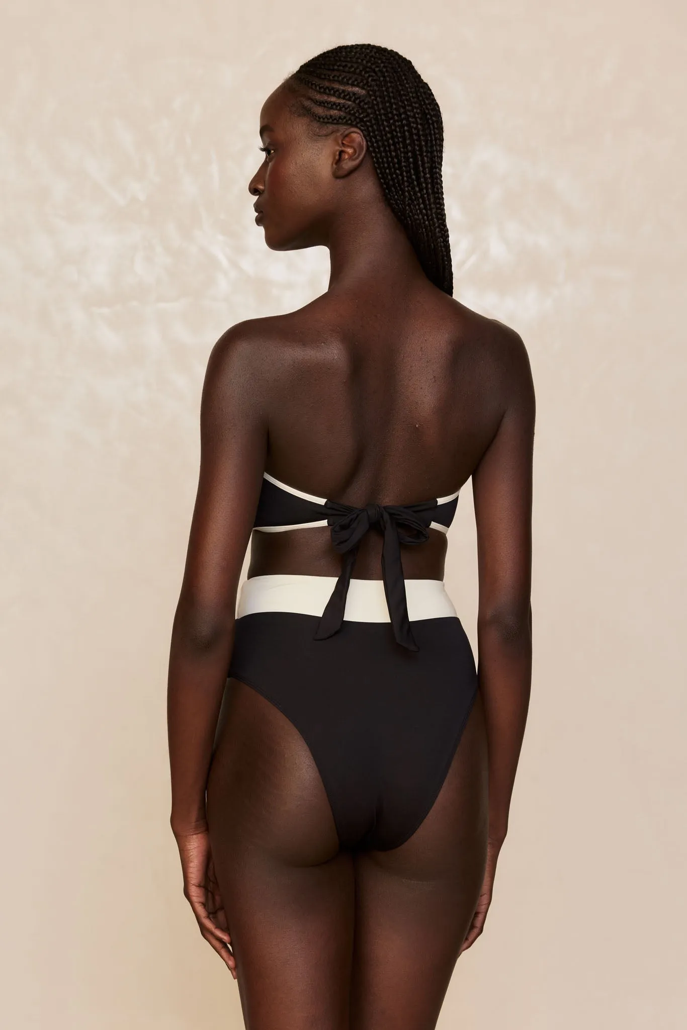 Costa Rica Bottom - Black/Ivory