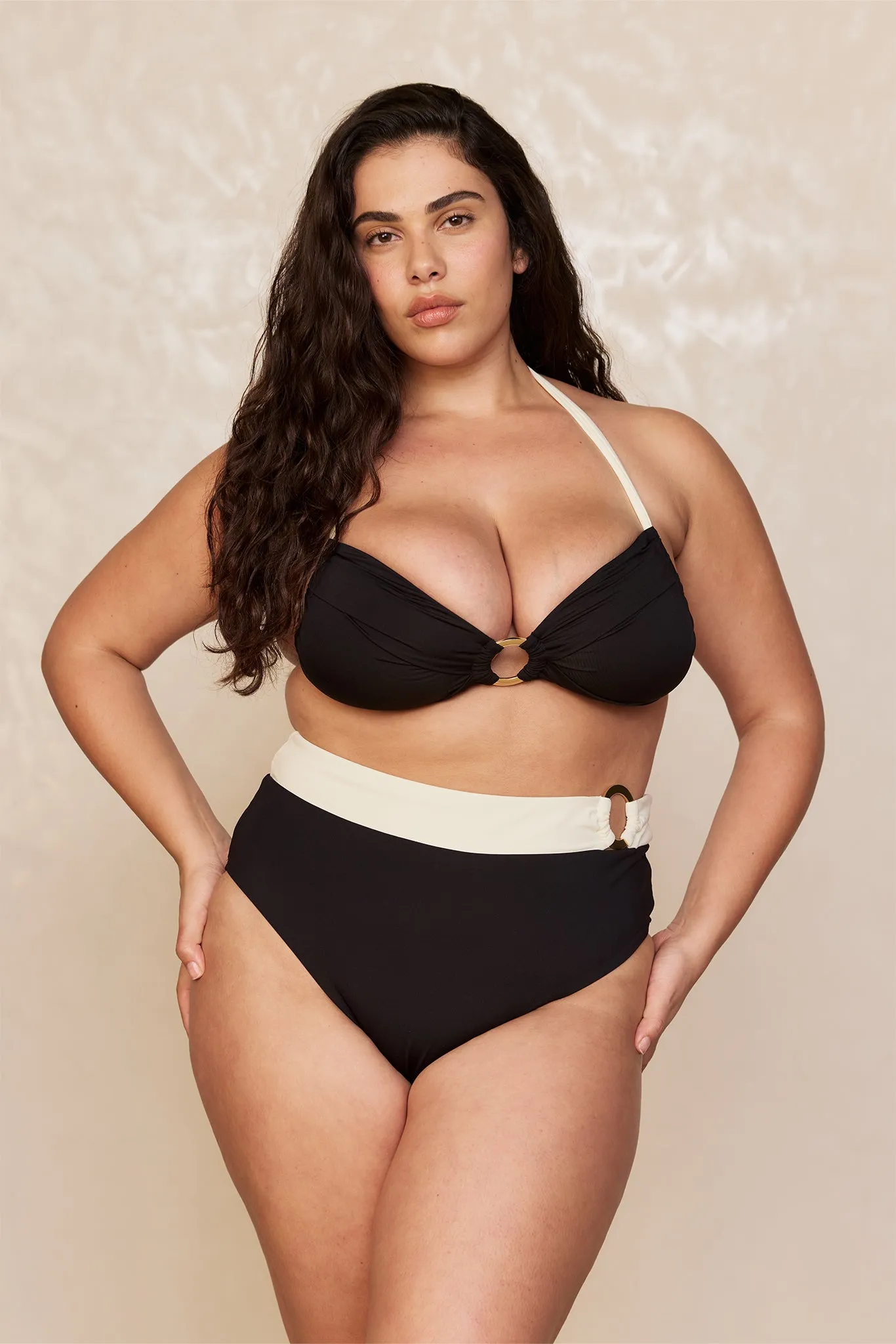 Costa Rica Bottom - Black/Ivory