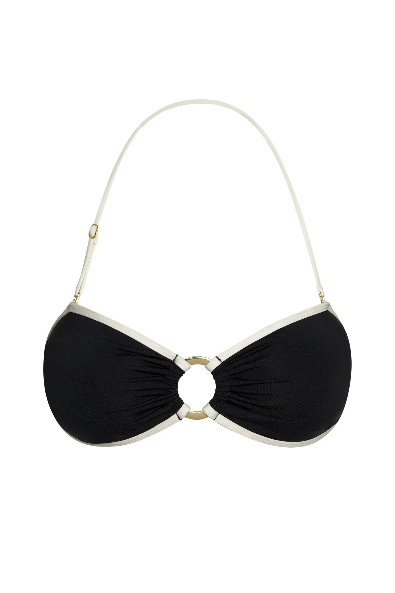 Costa Rica Top - Black/Ivory