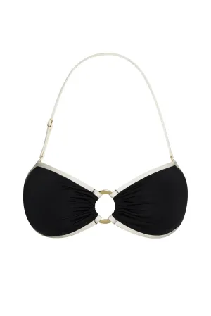 Costa Rica Top - Black/Ivory