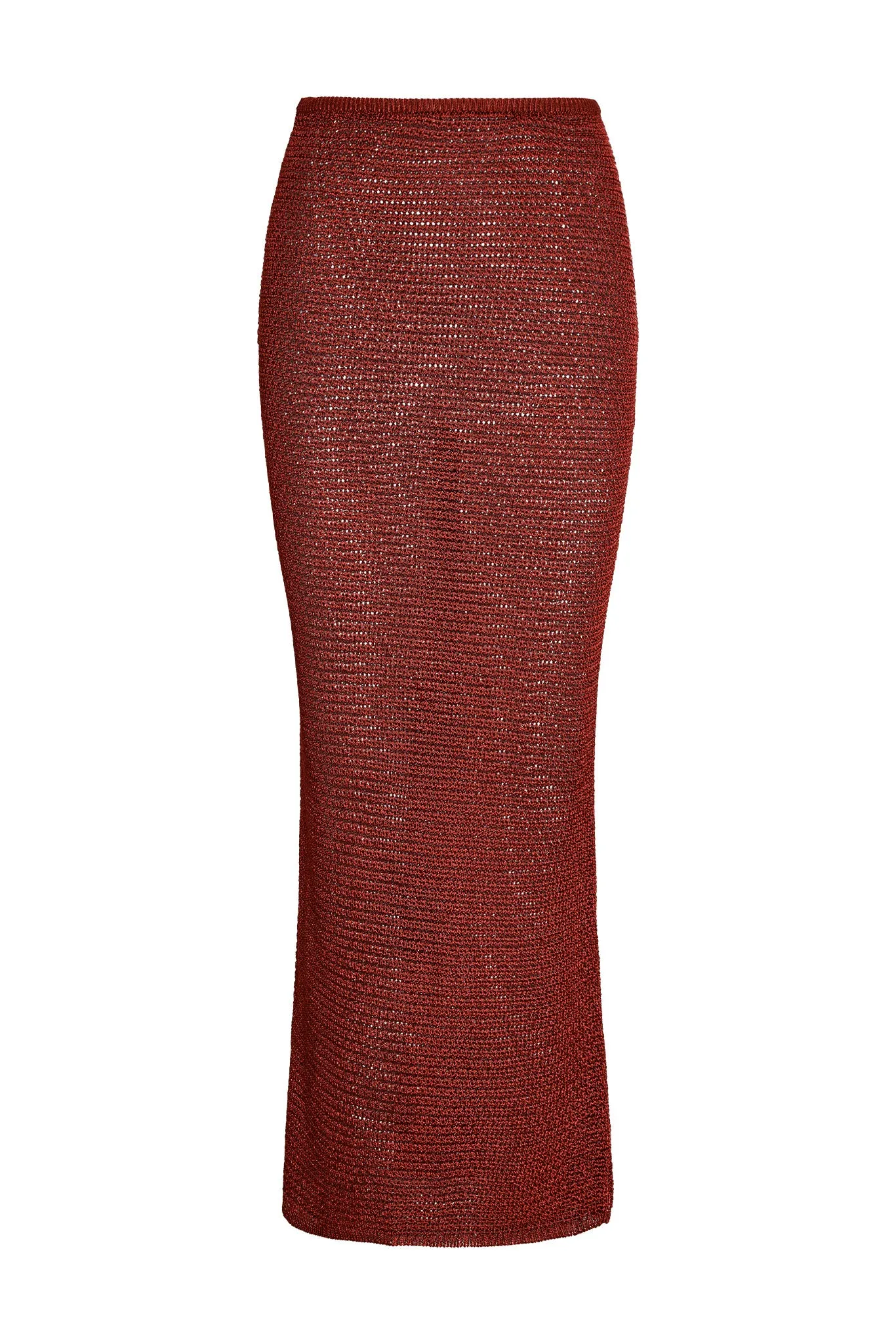 Fontelina Skirt - Burgundy Treble Knit