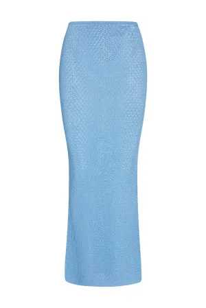 Fontelina Skirt - Ibiza Blue Lace Crochet