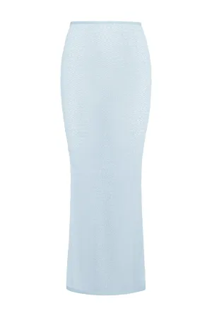 Fontelina Skirt - Ice Lurex Lace Crochet