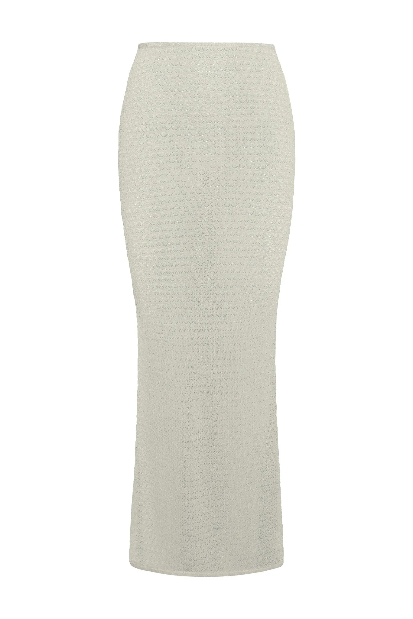 Fontelina Skirt - Ivory Lurex Lace Crochet