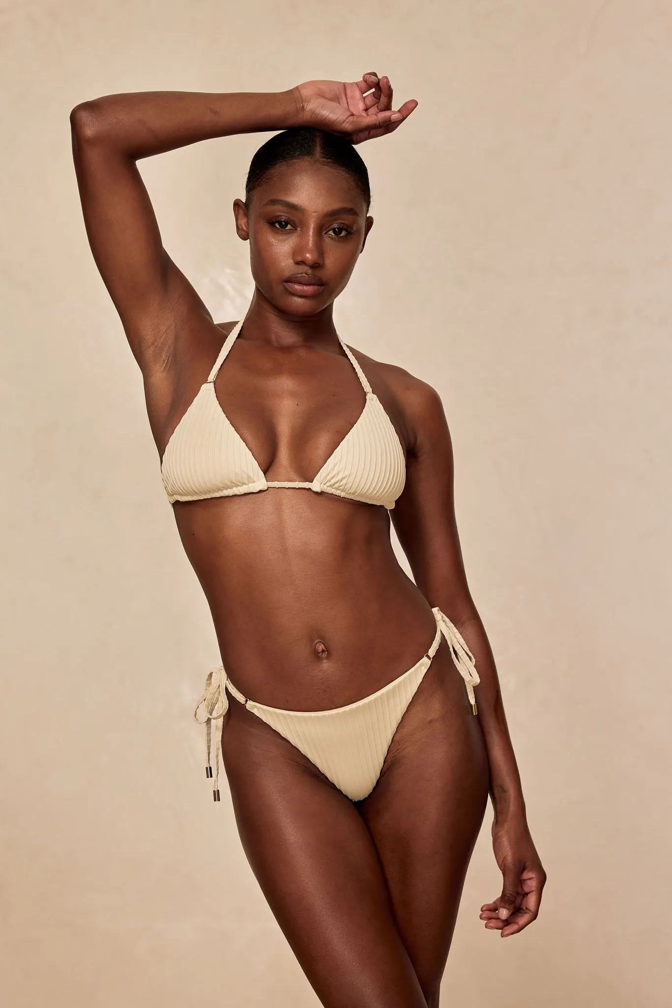 Hanalei Top - Vanilla Matte Rib
