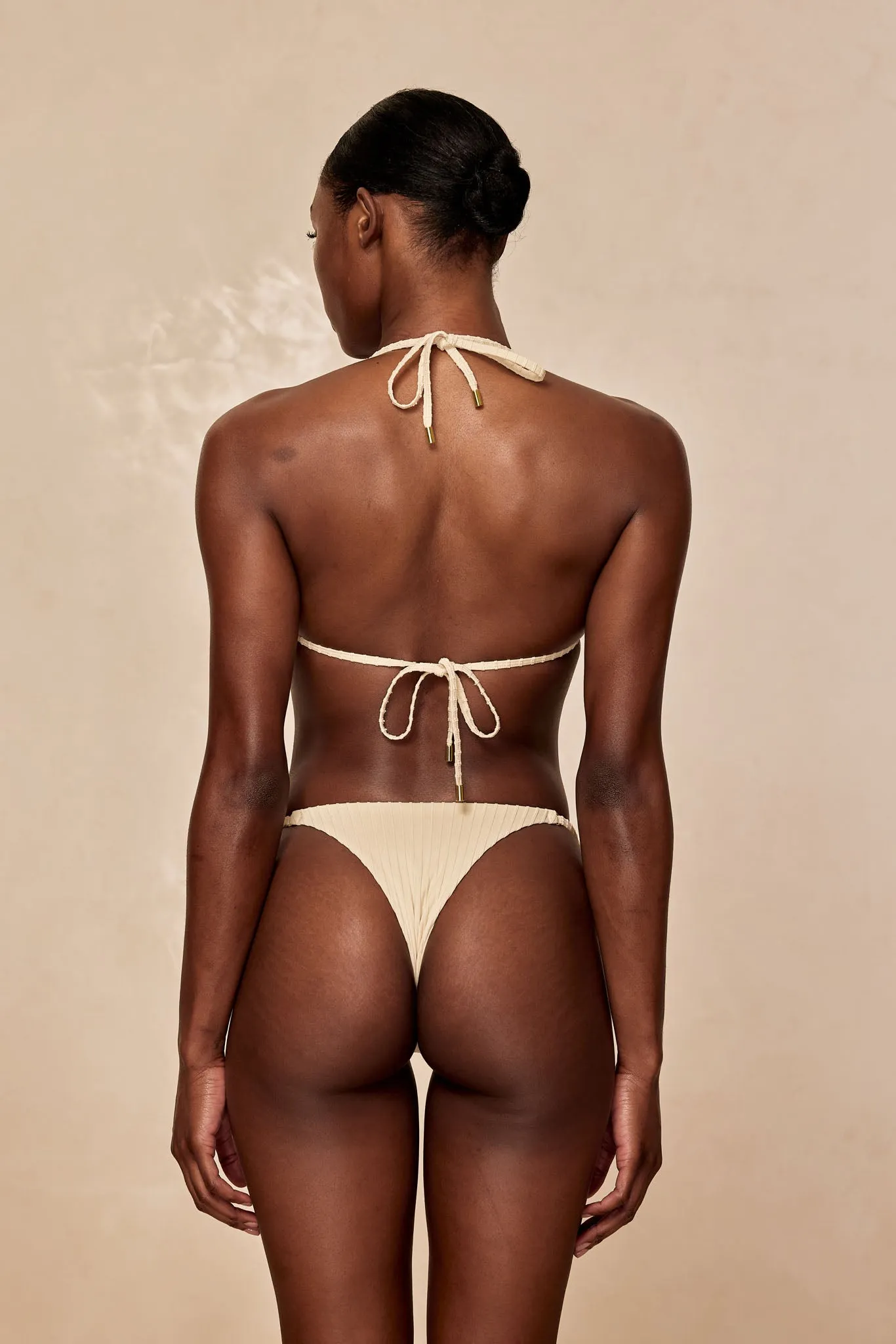 Hanalei Top - Vanilla Matte Rib