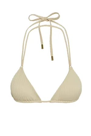 Hanalei Top - Vanilla Matte Rib