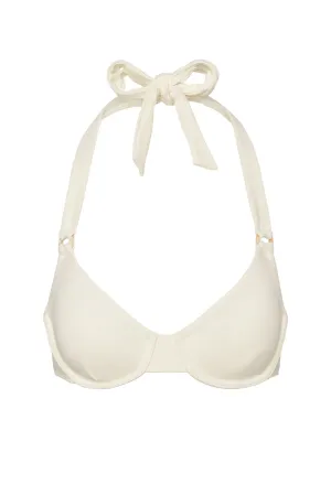 Honolulu Top - Ivory w/ Pearl Ring