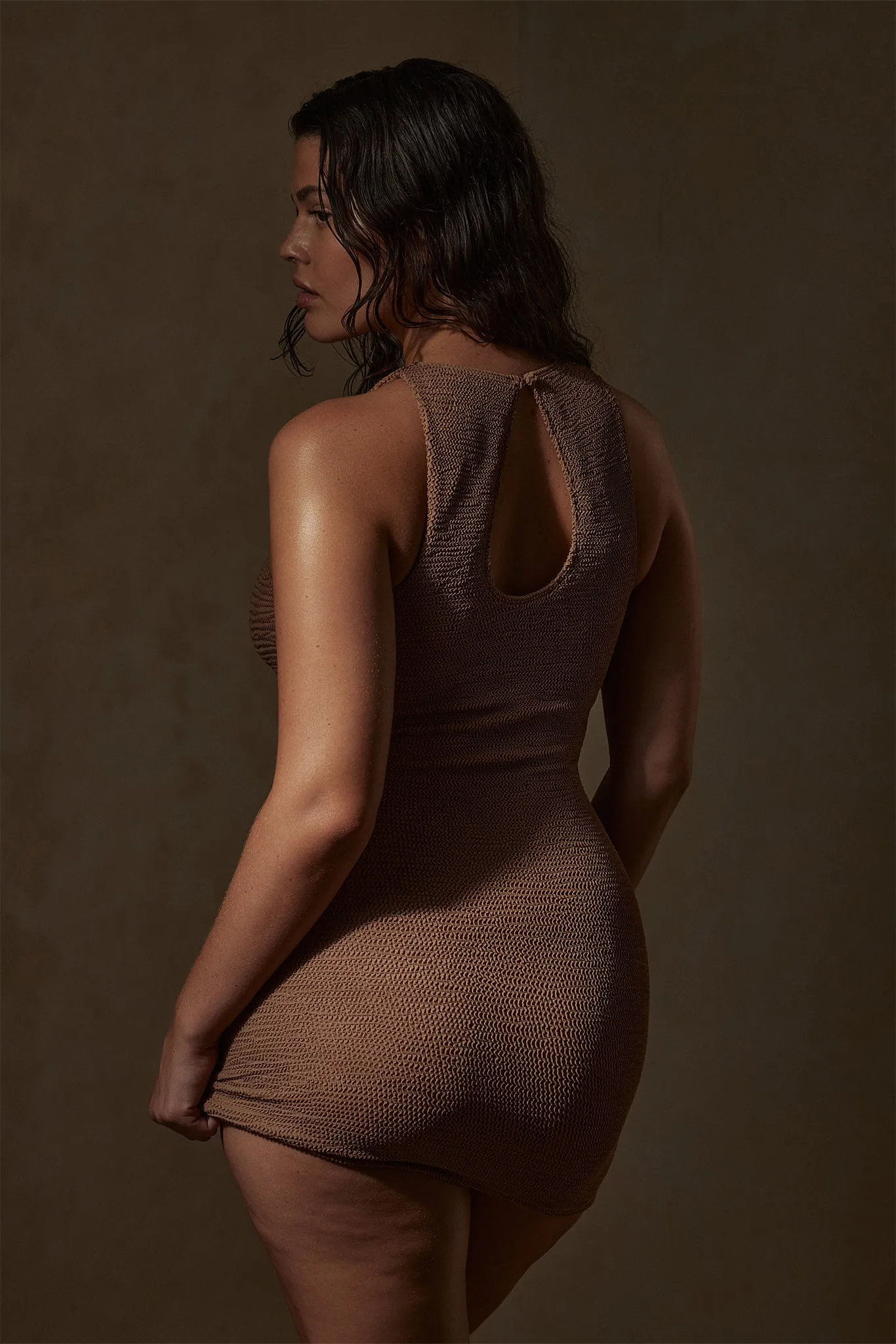 Kokomo Dress - Husk Crinkle