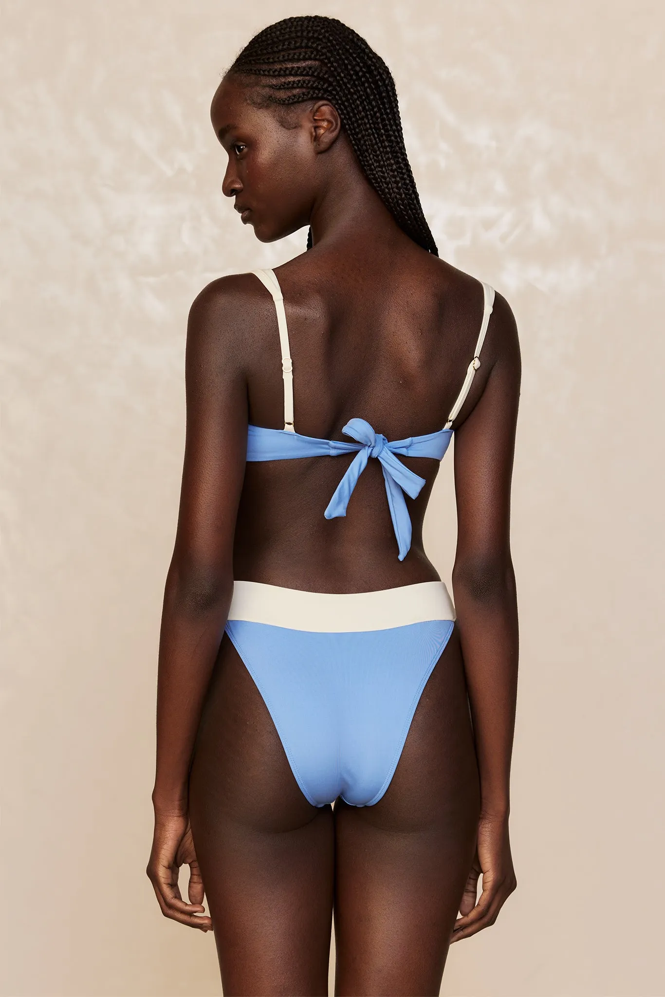 Marseille Bottom - Azure/Ivory
