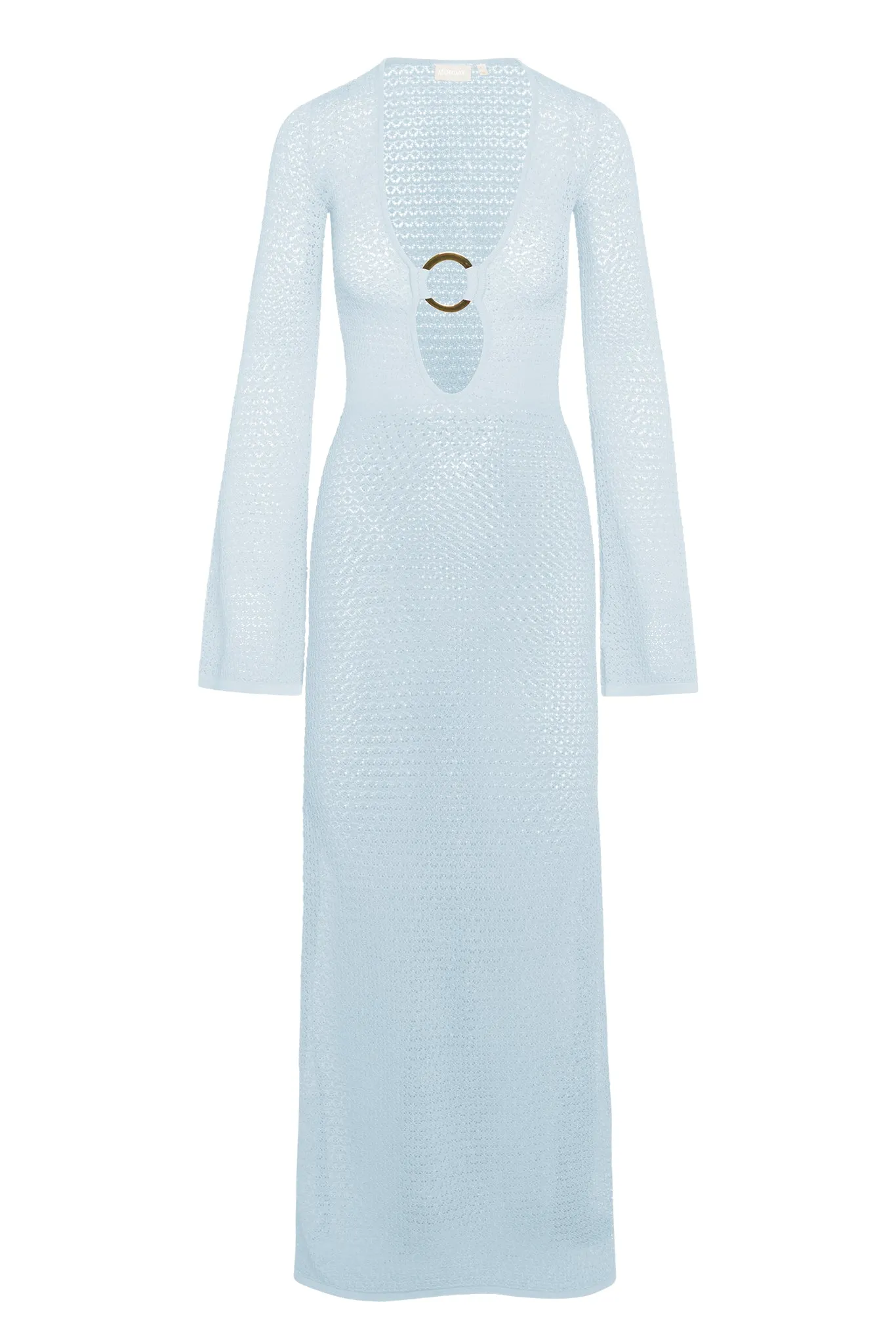 Montego Dress - Ice Lurex Lace Crochet