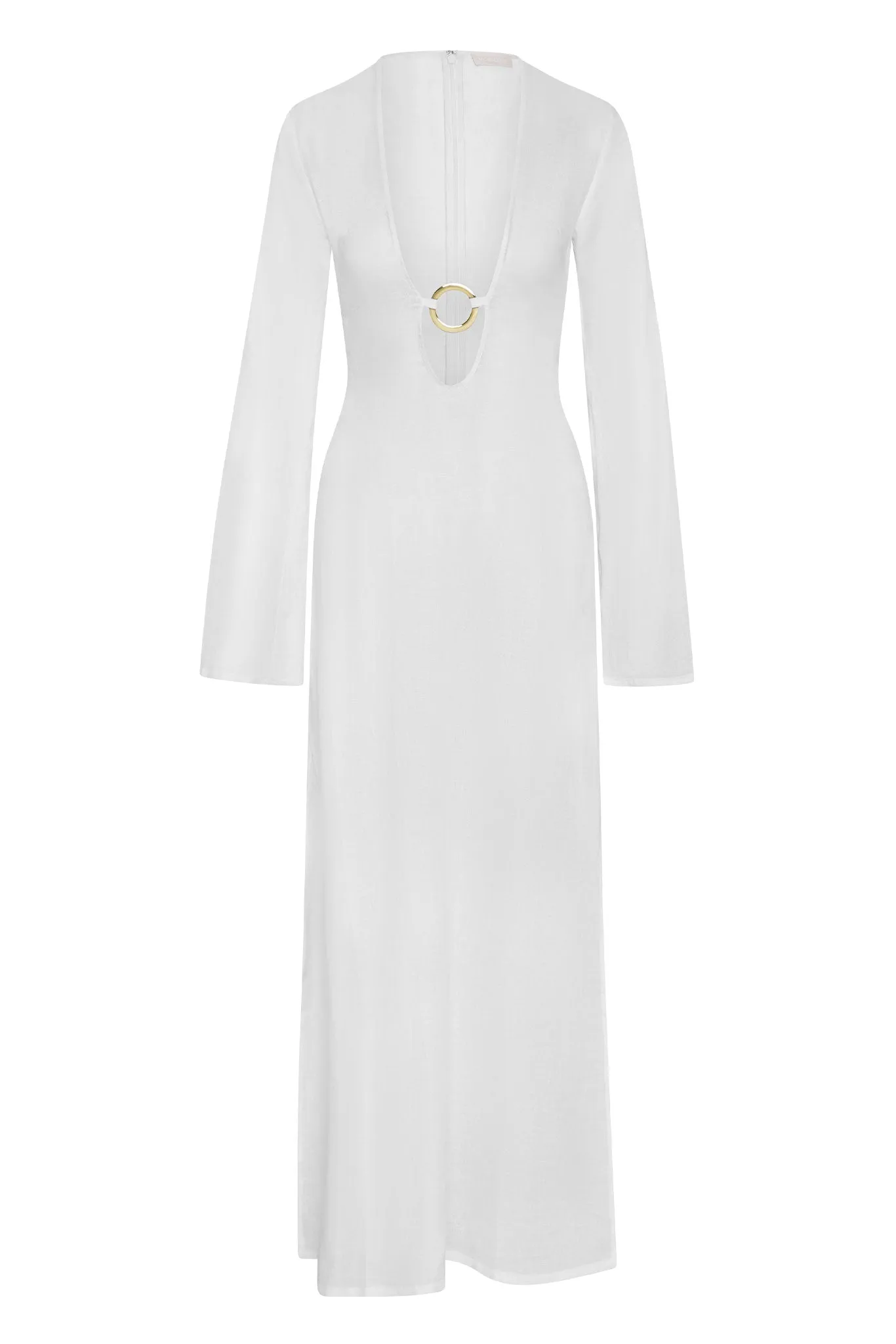 Montego Dress - White Linen