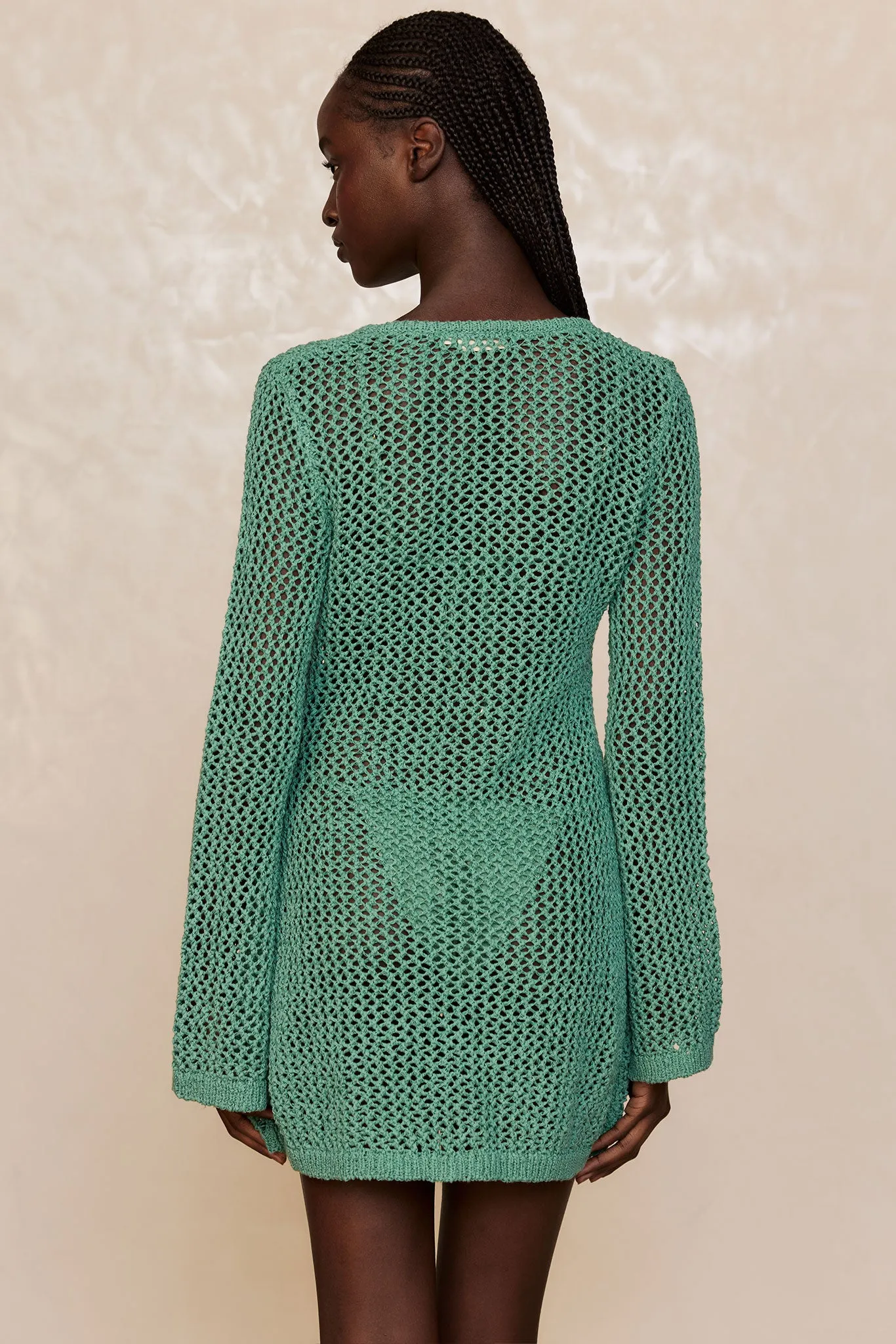 Montego Mini Dress - Pond Petit Crochet
