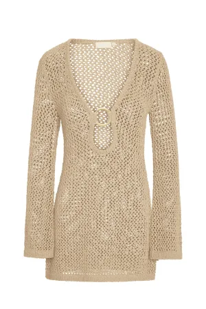 Montego Mini Dress - Vanilla Petit Crochet