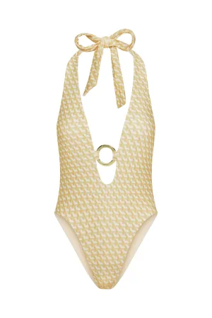 Montego One Piece - Ivory Geo