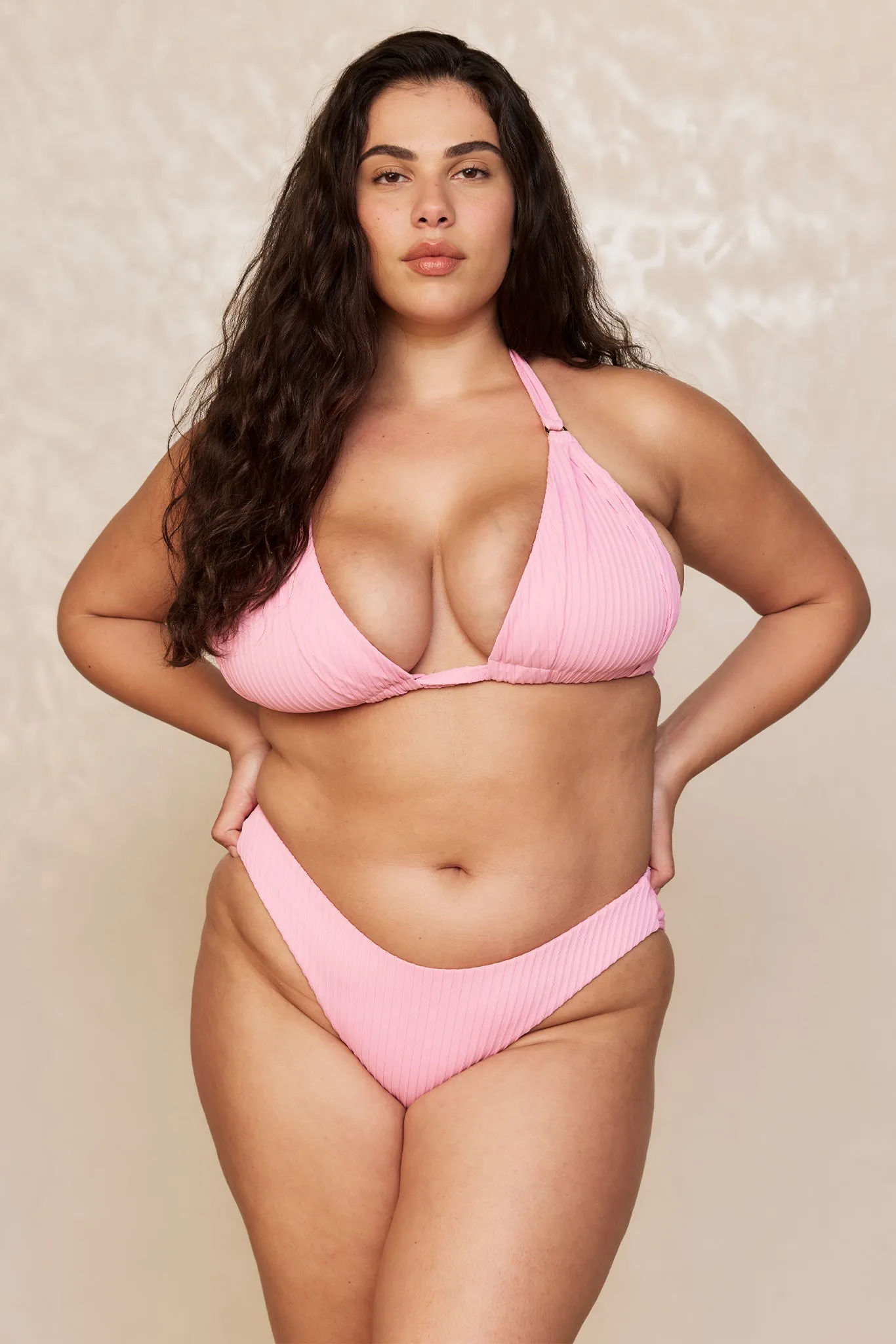 Morocco Top - Cherry Blossom Matte Rib