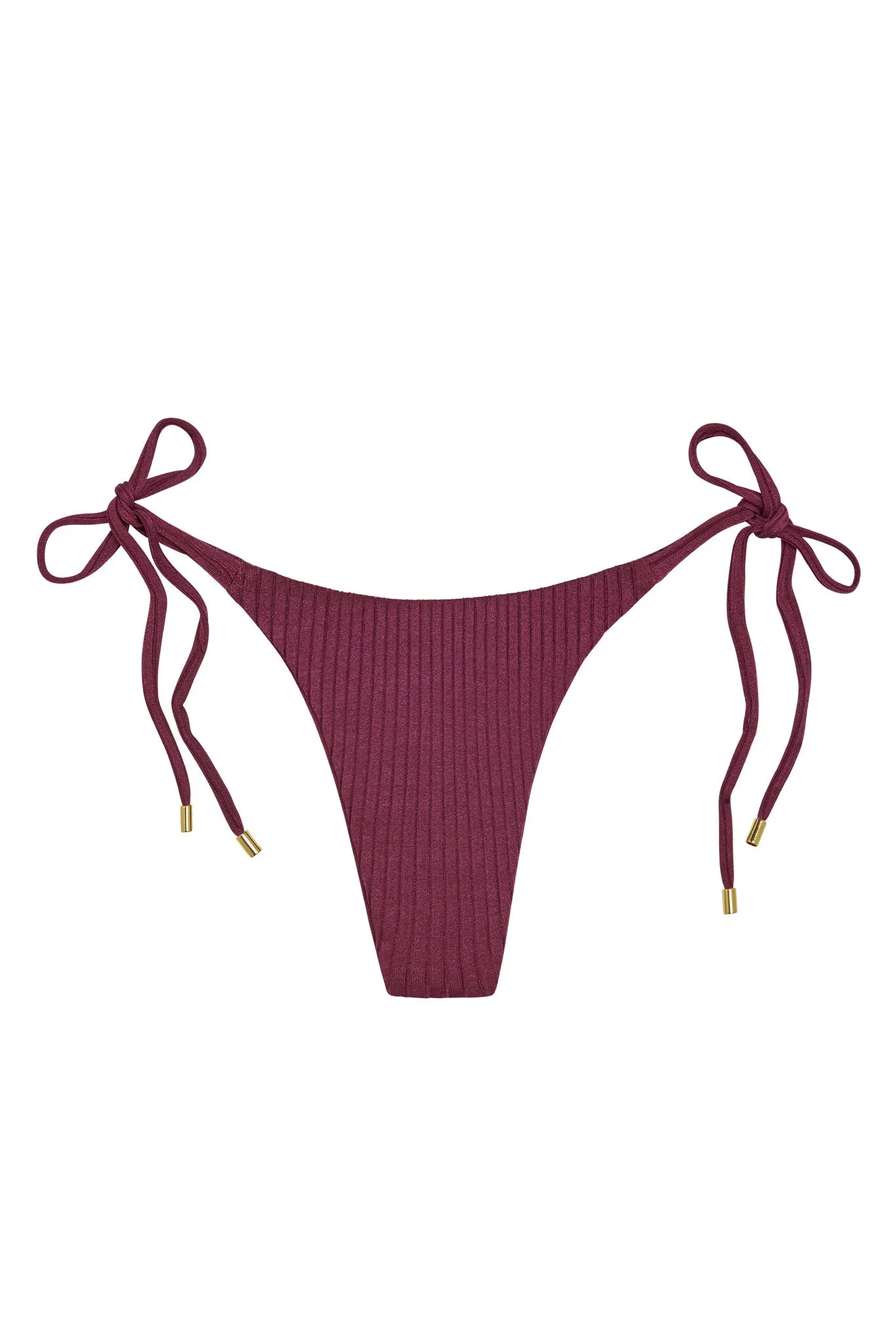 Palma Bottom - Eggplant Wide Rib