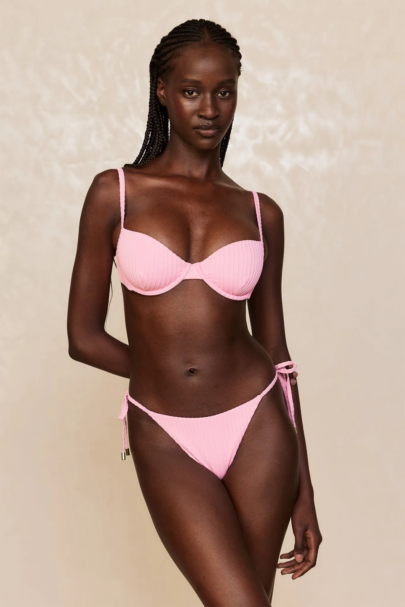 Palma Thong - Cherry Blossom Matte Rib