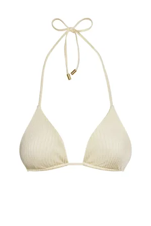 Palma Top - Ivory Shiny Rib