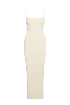 Provence Dress - Ivory Knit Rib