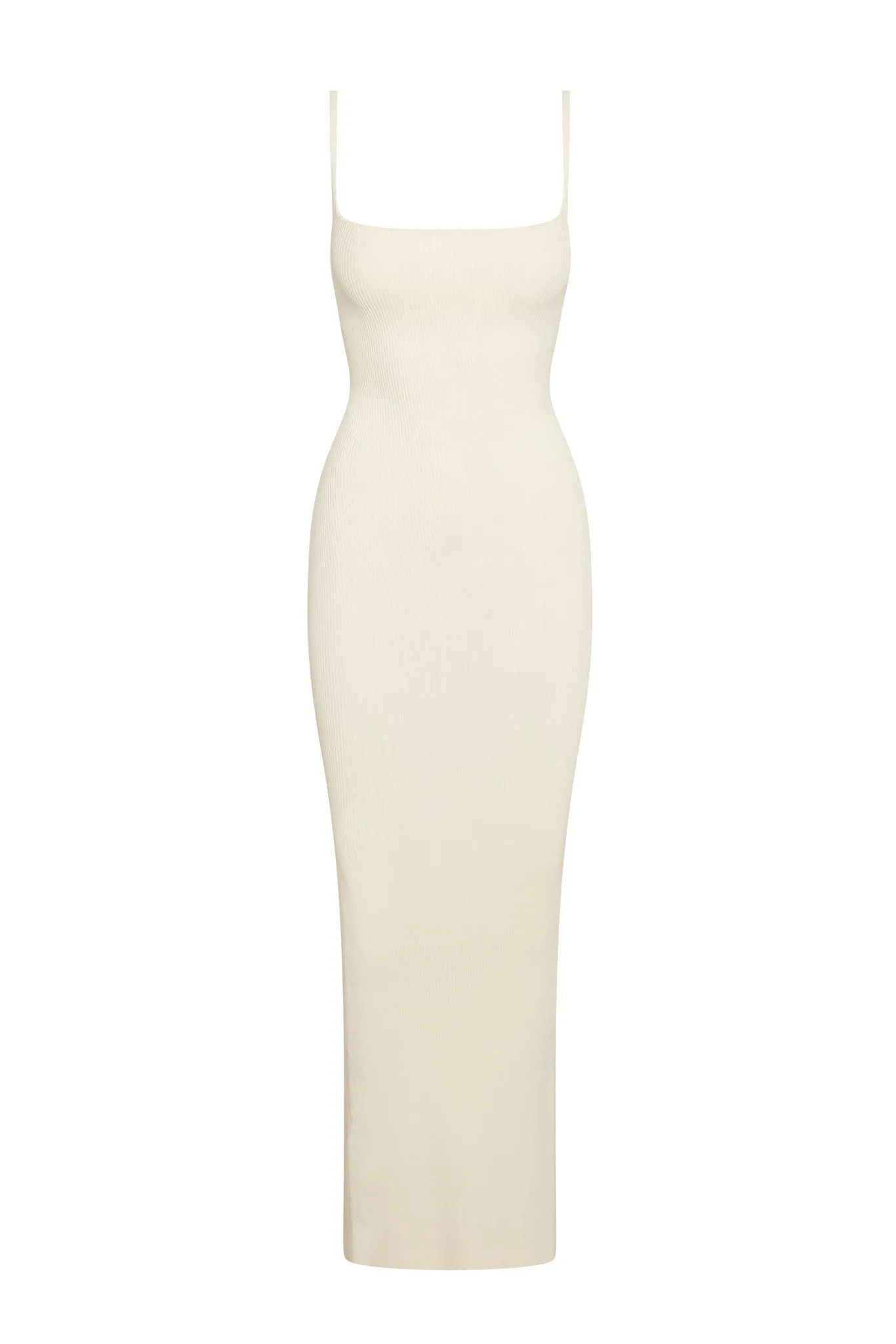 Provence Dress - Ivory Knit Rib