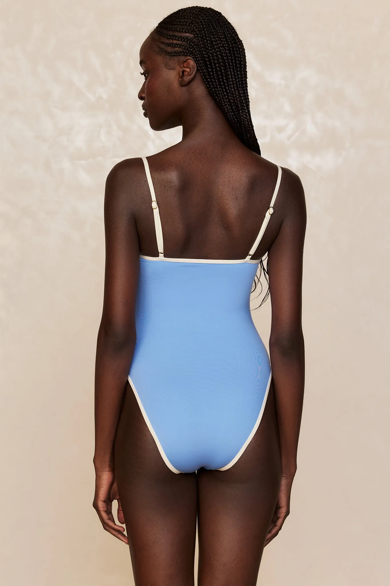 Ravello One Piece - Azure/Ivory