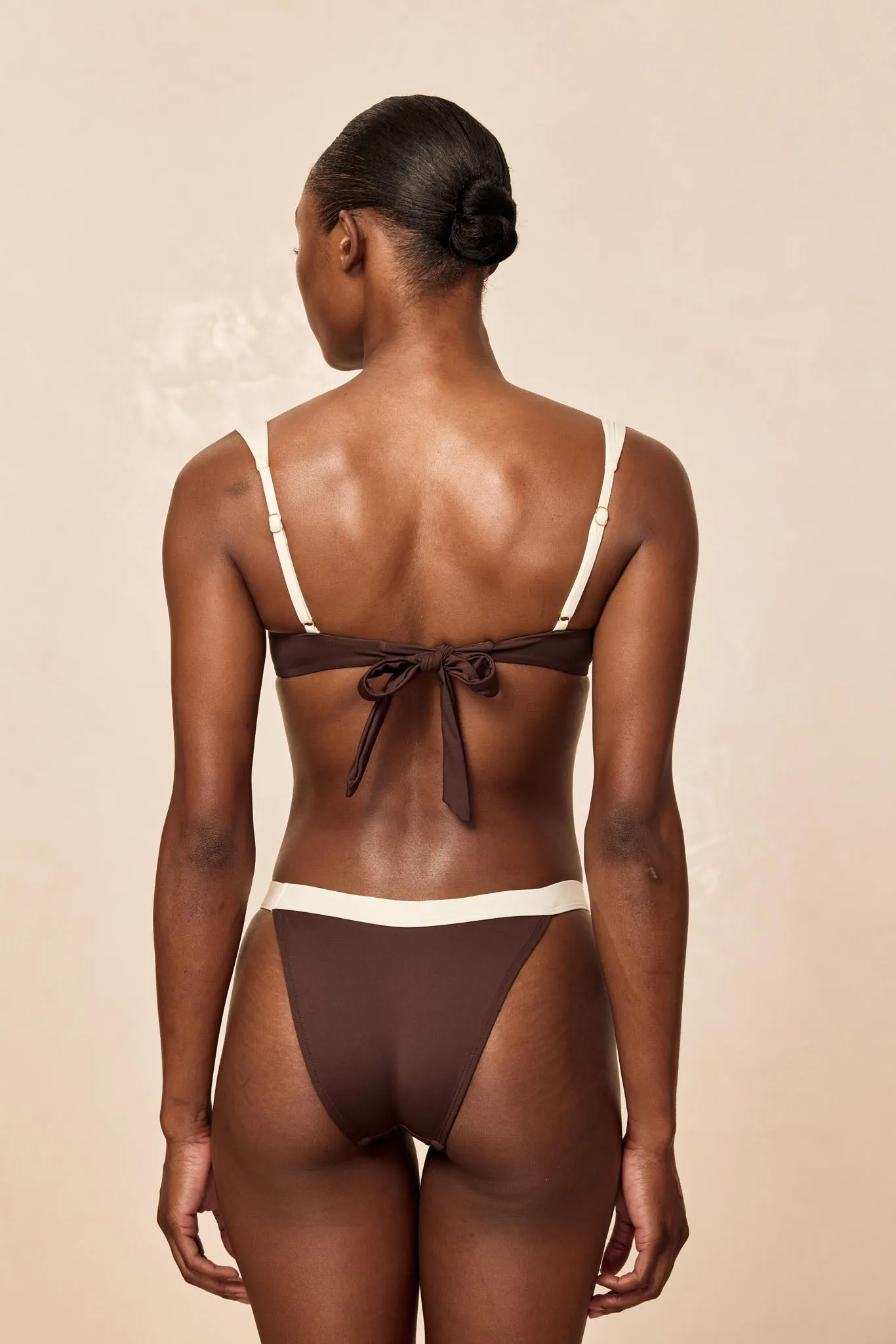 Santorini Bottom - Espresso/Ivory