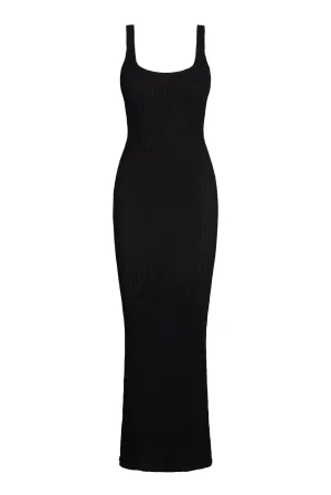 Sardinia Dress - Black Crinkle